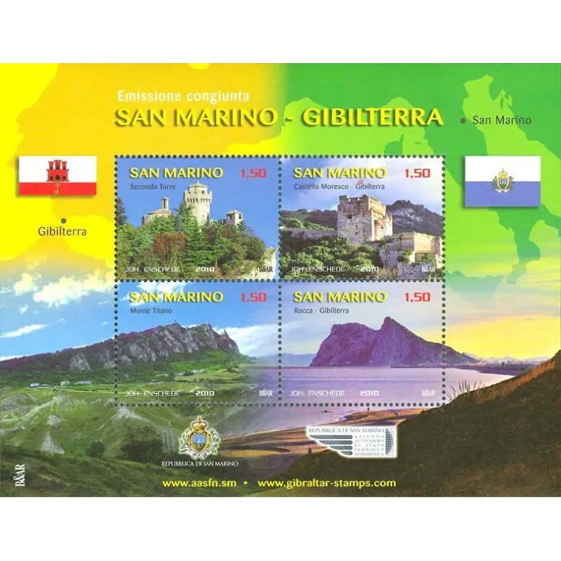 Emissione congiunta San Marino Gibilterra