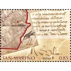 550th anniversary of the determination of the borders between san marino and italia