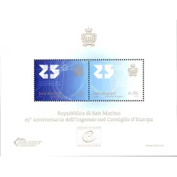 25e anniversaire de l'entrée de san marino au Conseil de l'Europe