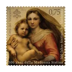 500 Jahre der Madonna von Foligno und der sixtinischen Madonna