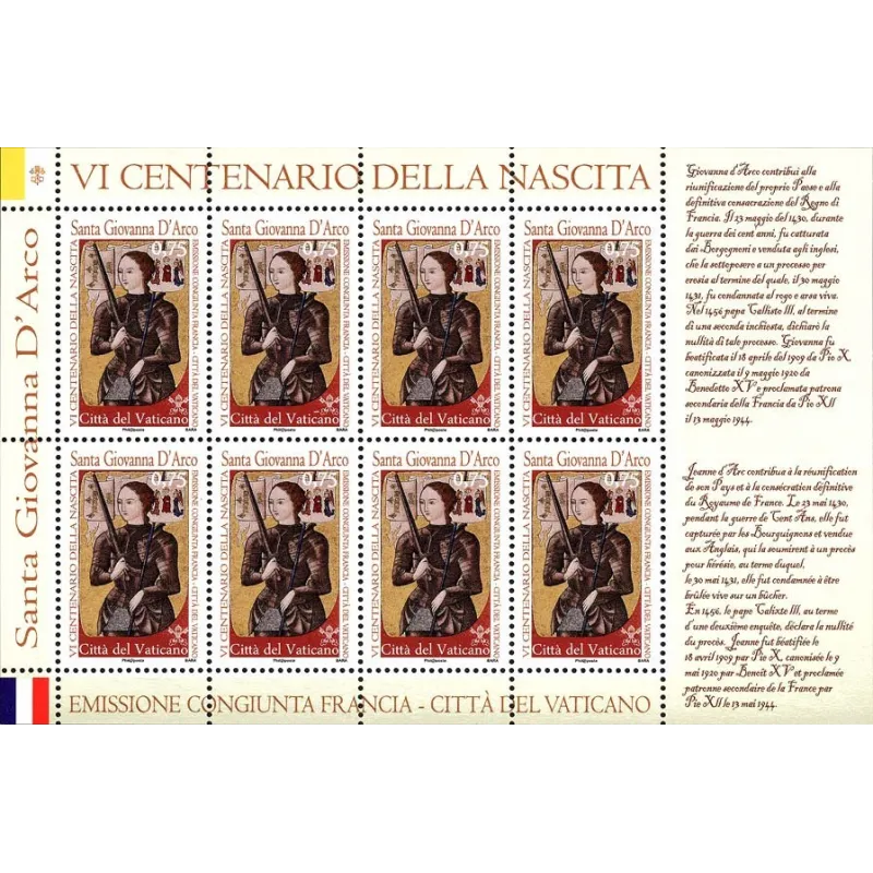 6º centenario della nascita di Giovanna d'Arco