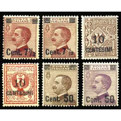 1923 michetti overprinted