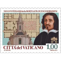 350. Todestag von Papst Alexander VII. Und Francesco Borromini