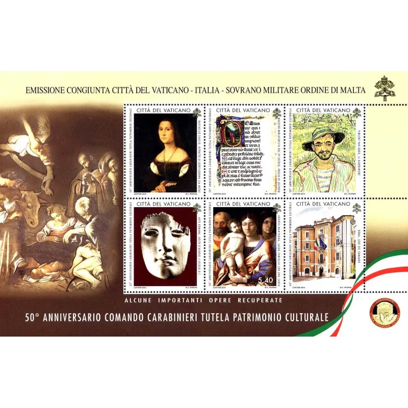 50th anniversary of the establishment of the carabinieri command for the protection of cultural heritage