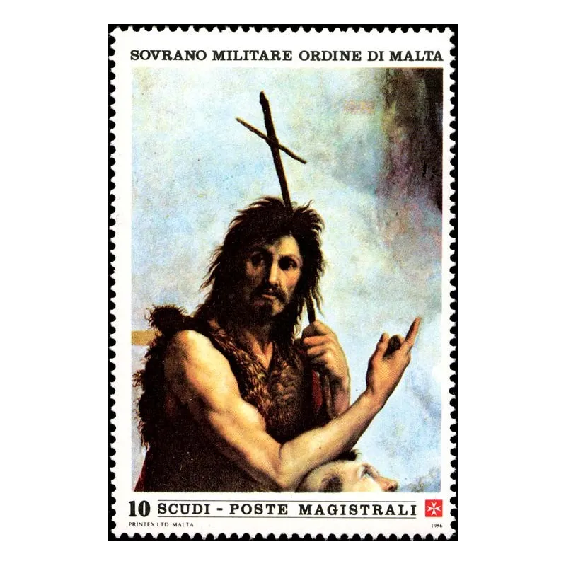 Saint John the Baptist patron of the order