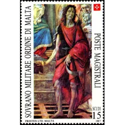 Saint John the Baptist patron of the order