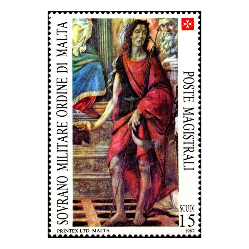 Saint John the Baptist patron of the order