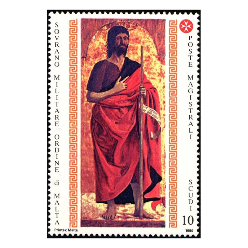 Saint John the Baptist patron of the order