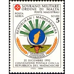 Convención Postal con Madagascar