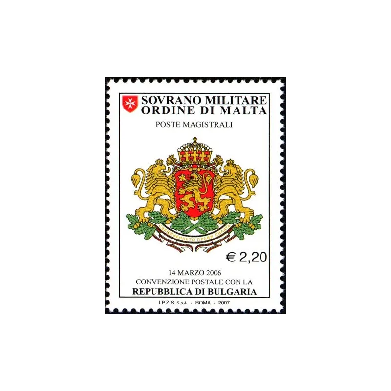 Postal Convention with Bulgaria