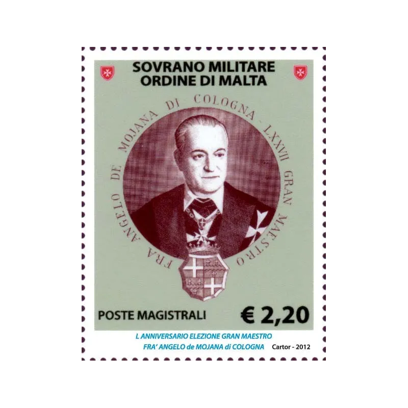 50th anniversary of the election of the grand master Fra' Angelo de Mojana