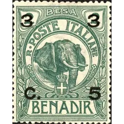 Ordinary series, overprint in besa