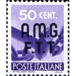 Democratic, overprint on two lines