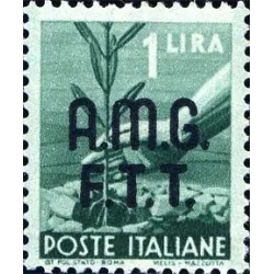 Democratic, overprint on two lines