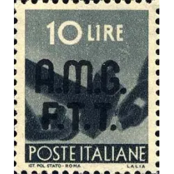 Democratic, overprint on two lines