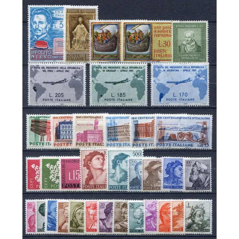 1961 Cosecha italiana completa