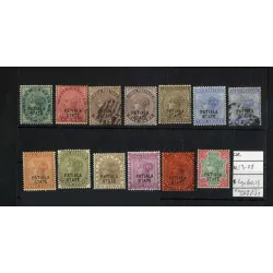 Briefmarkenkatalog 1891 13-28