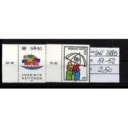 Briefmarkenkatalog 1985 51-52