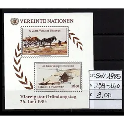 1985 stamp catalog 139-140