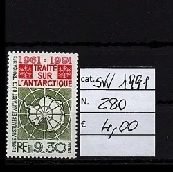 1991 francobollo catalogo 280