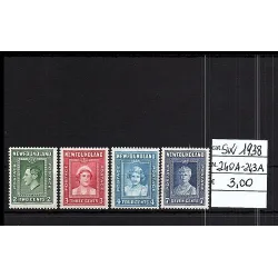 1938 stamp catalog 240A-243A