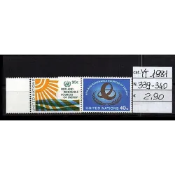 1981 stamp catalog 339-340