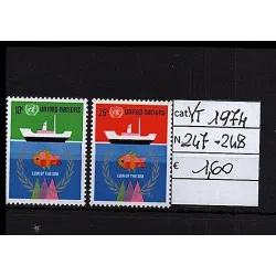 1974 stamp catalog 247-248