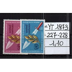 1973 stamp catalog 227-228