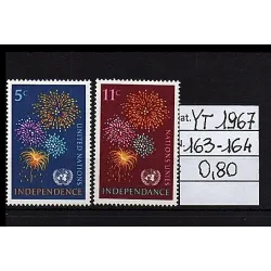 1967 stamp catalog 163-164