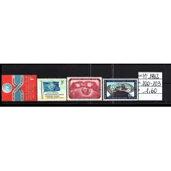 1962 stamp catalog 100-103