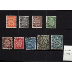 Lot de timbres de 1936