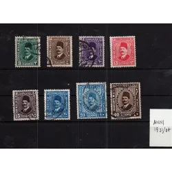 Timbre 1931/34 lot 148/158