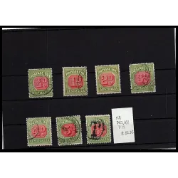 1909 catalog stamp D63-D71