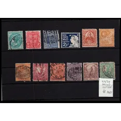 1905 stamp catalog 313-326