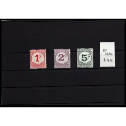 Katalogstempel 1961 D4/D6