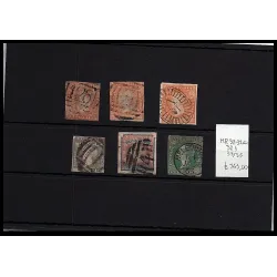 1854 stamp catalog 32-35