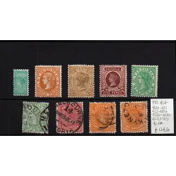 1901 stamp catalog 416-425a