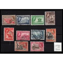 1952 stamp catalog 153/162