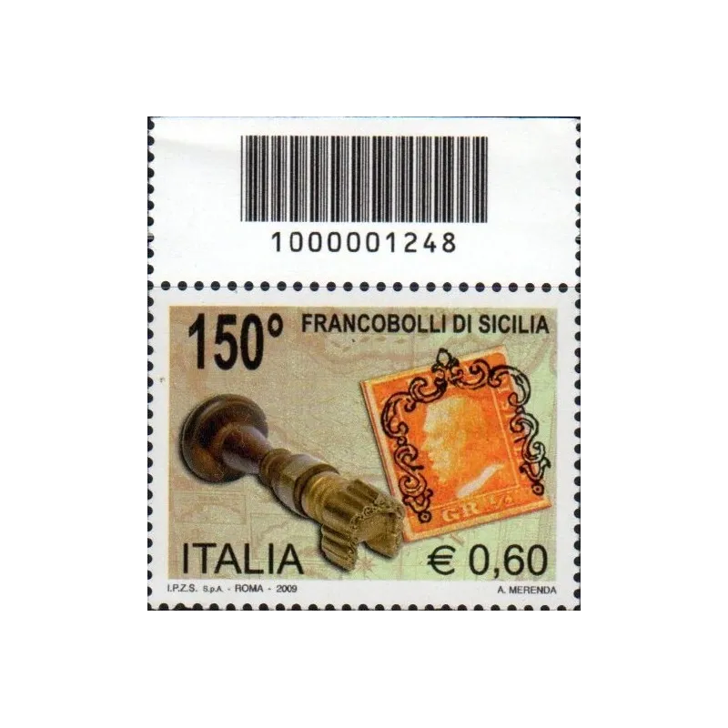 150th anniversary of the Sicilian stamps