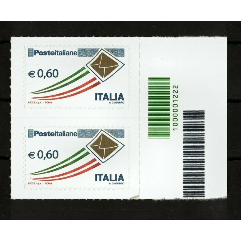 Italian mail - Ordinary series - Gold envelope