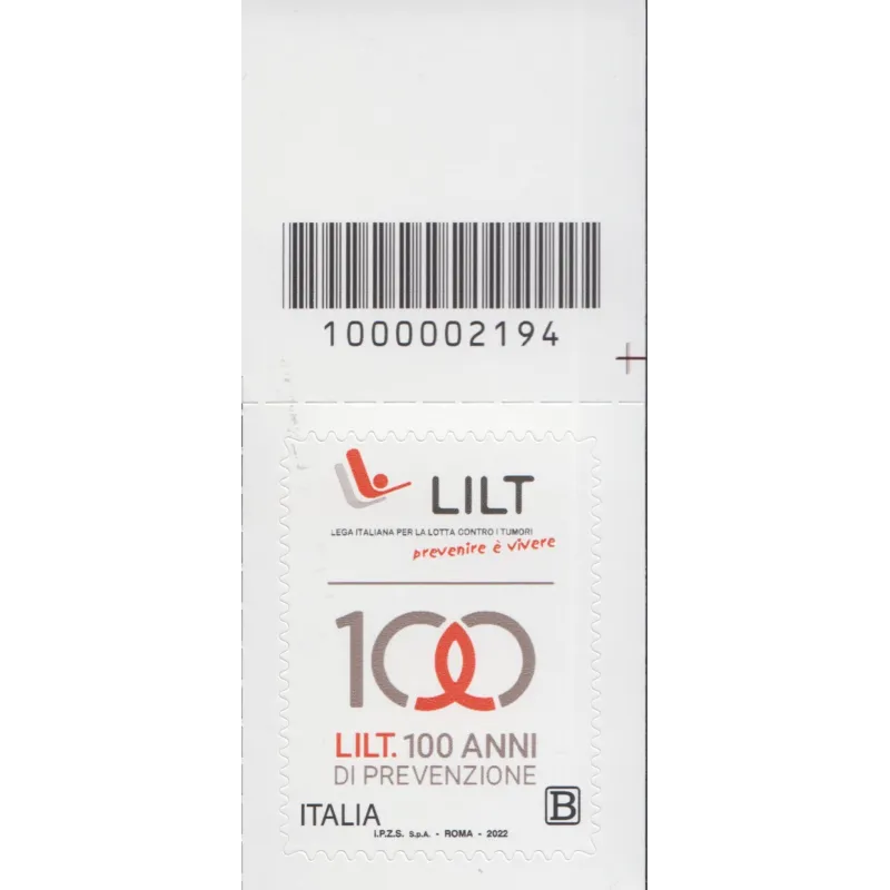 100º anniversario della lega italiana per la lotta contro i tumori