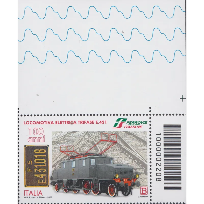 Centenario de la construcción de la locomotora eléctrica trifásica E.431