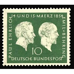 Centenary of Professor Paul Ehrlich and Emil von Behring