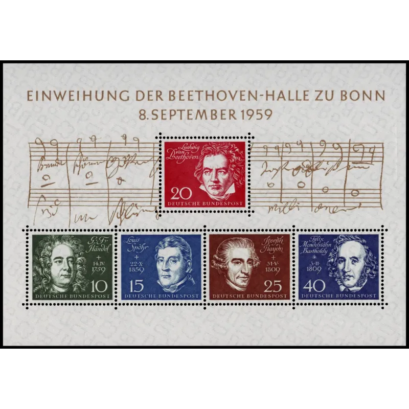 Inauguration of Beethoven - Hall in Bonn