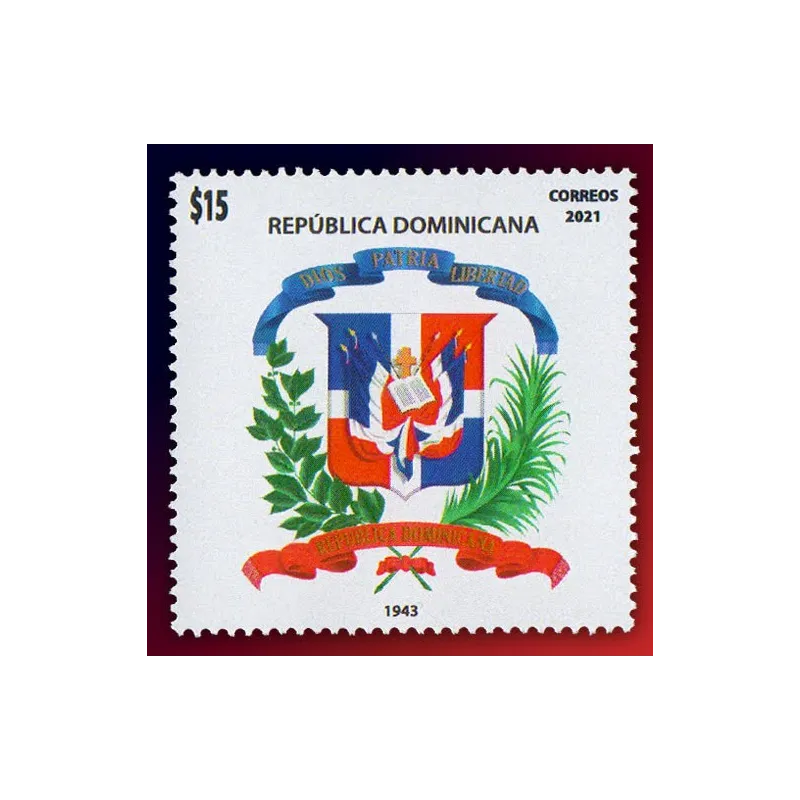 Evolution of the Dominican coat of arms 1943