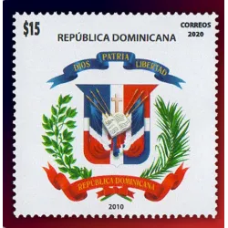 Evolution of the Dominican coat of arms 2010