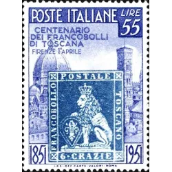 Centenario dei primi francobolli del granducato di Toscana