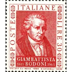 Giambattista Bodoni 逝世 150 周年