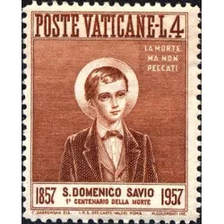 Centenaire de la mort de Saint Domenic savio