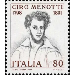 150e anniversaire de la mort de Ciro Menotti